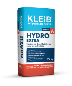 KLEIB HYDROIZO HYDRO EXTRA Elastyczna, dwuskładnikowa masa uszczelniająca