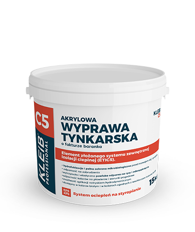 KLEIB C5 Silikatowo-silikonowa wyprawa tynkarska KLEIB Professional